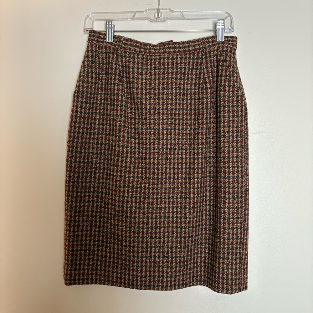 Pendleton Wool Plaid Women's Pencil Skirt